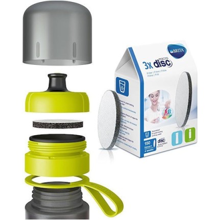 Brita Ανταλλακτικό Φίλτρο Νερού Κανάτας / Μπουκάλι Fill&Go Water Filter Bottle/Fill&Serve Water Filter Carafe MicroDisc Filter 3τμχ