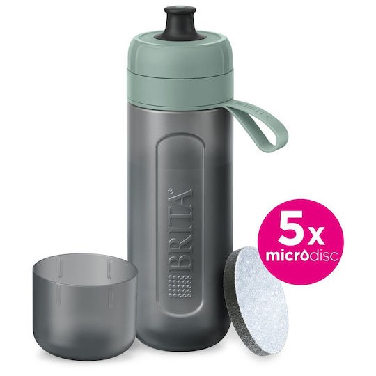 Brita Active Παγούρι με Φίλτρο 600ml Πράσινο
