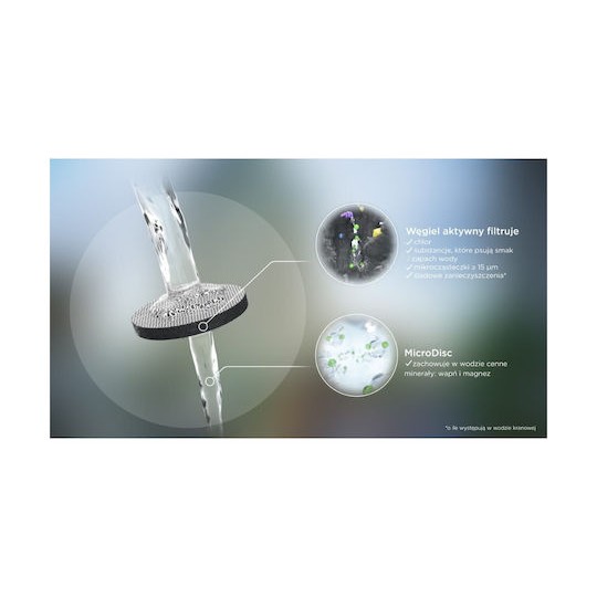 Brita Active Παγούρι με Φίλτρο 600ml Πράσινο