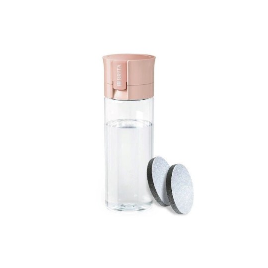 Brita Vital Bottle Κανάτα Σερβιρίσματος Pastel peach με Φίλτρο 600ml