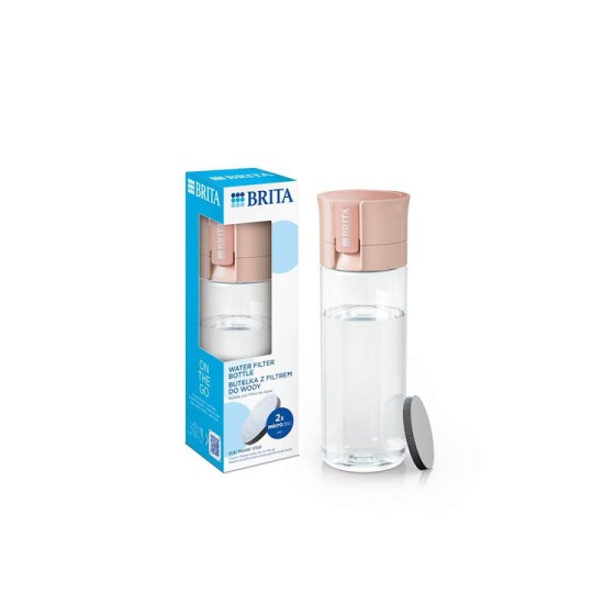 Brita Vital Αθλητικό Παγούρι με Στόμιο και Φίλτρο 600ml Πορτοκαλί