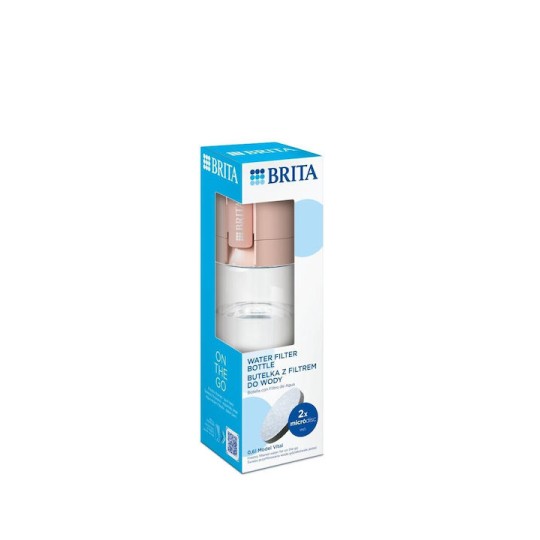 Brita Vital Αθλητικό Παγούρι με Στόμιο και Φίλτρο 600ml Πορτοκαλί