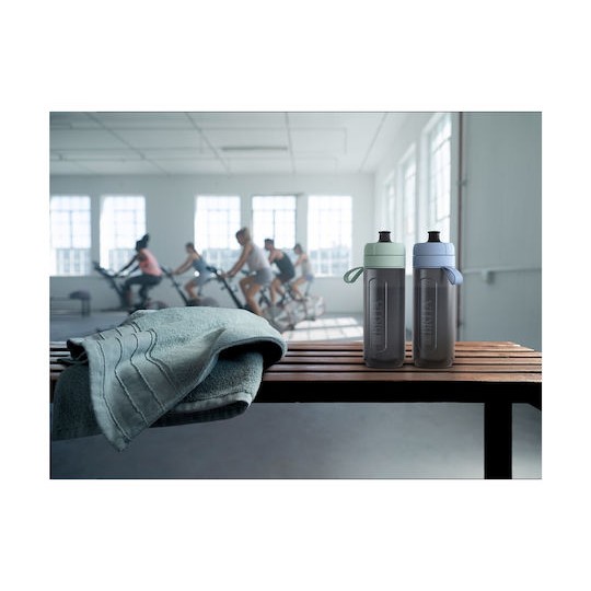 Brita Active Παγούρι Πλαστικό με Στόμιο και Φίλτρο 600ml Πράσινο