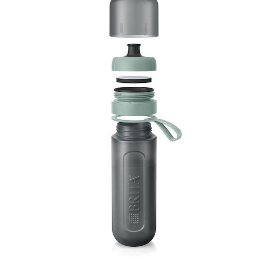 Brita Active Παγούρι Πλαστικό με Στόμιο και Φίλτρο 600ml Πράσινο