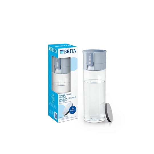 Brita Παγούρι με Στόμιο και Φίλτρο 600ml Μπλε