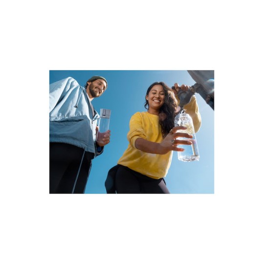 Brita Παγούρι με Στόμιο και Φίλτρο 600ml Μπλε