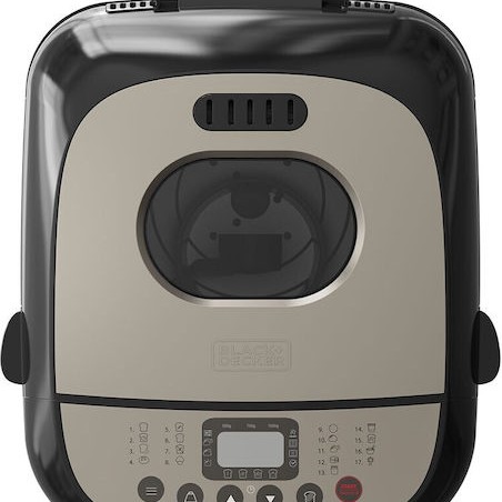 Black & Decker Αρτοπαρασκευαστής 600W Χωρητικότητας 1000gr με 3 Προγράμματα