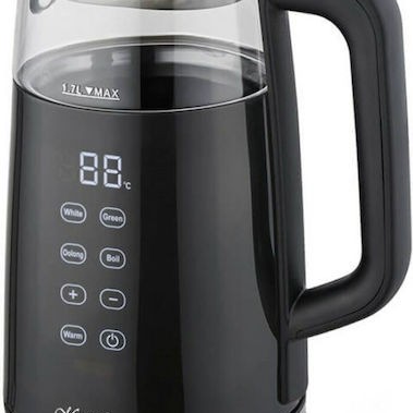 Maestro Βραστήρας 1.7lt 2200W Μαύρος