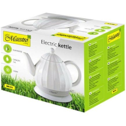 Maestro MR070 Βραστήρας 1.2lt 1200W Λευκός