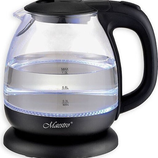 Maestro Βραστήρας 1lt 1100W Μαύρος