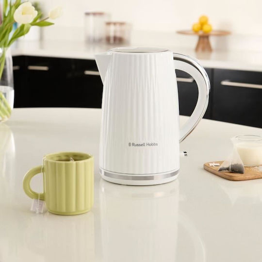Russell Hobbs Eden Βραστήρας 1.7lt 2400W Λευκός