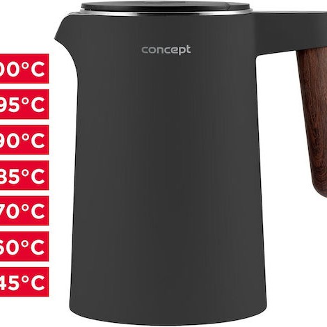 Concept Βραστήρας 1.5lt 2200W Γκρι