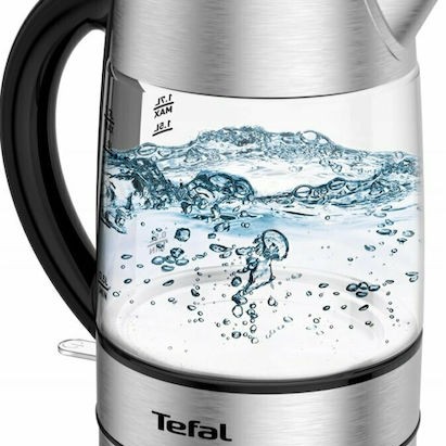 Tefal Βραστήρας 1.7lt 2200W Ασημί