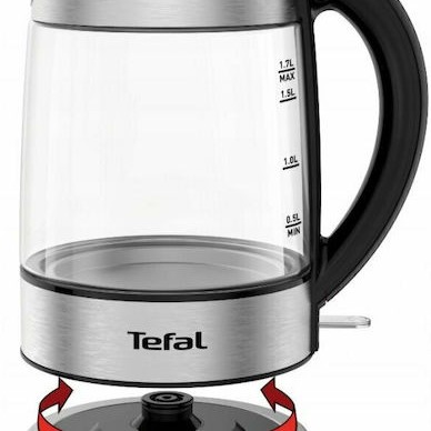 Tefal Βραστήρας 1.7lt 2200W Ασημί