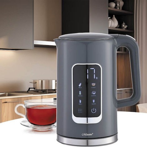 Maestro Βραστήρας 1.7lt 2200W Γκρι