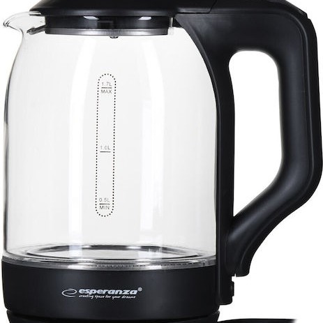 Esperanza Βραστήρας 1.7lt 1500W Μαύρος