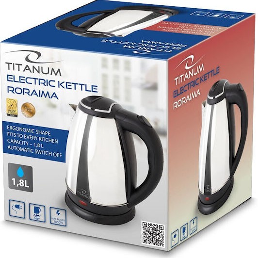 Esperanza Titanum Βραστήρας 1.8lt 1800W Γκρι
