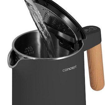 Concept RK3302 Βραστήρας 1.5lt 2200W Μαύρος
