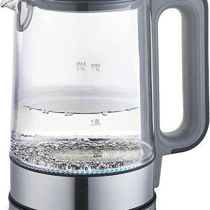 Maestro Βραστήρας 1.7lt 2200W Γκρι