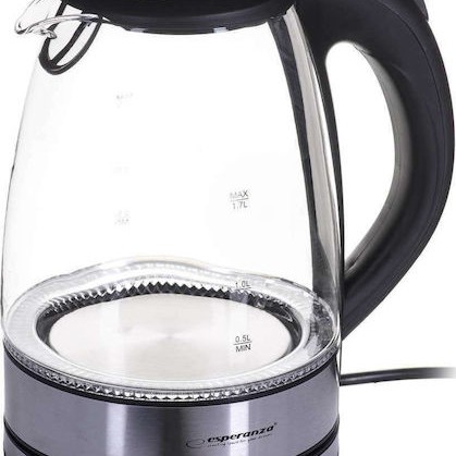 Esperanza Βραστήρας 1.7lt 2200W Ασημί
