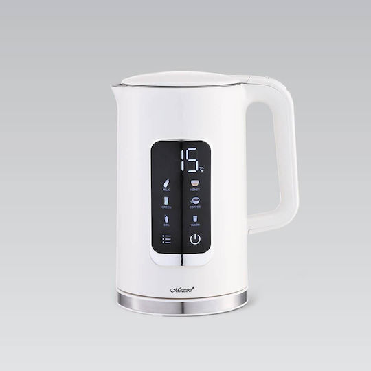 Maestro Βραστήρας 1.7lt 2200W Λευκός