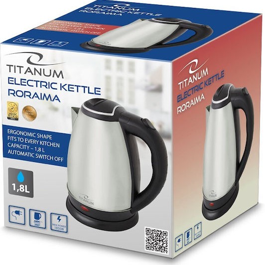 Esperanza Βραστήρας 1.8lt 1800W Ασημί