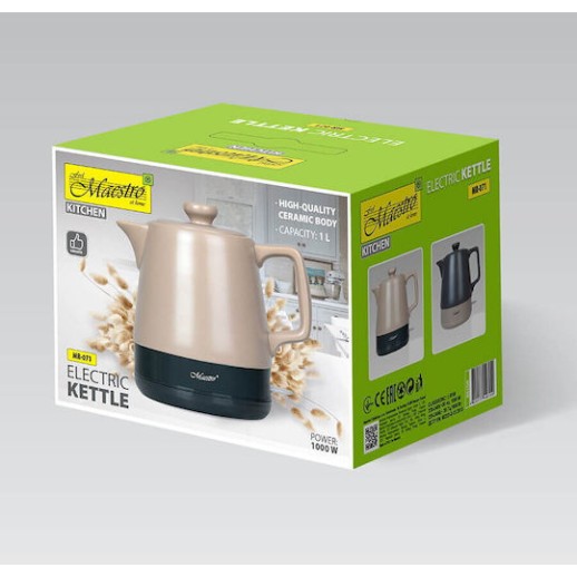 Maestro MR071 Βραστήρας 1lt 1200W Μπεζ