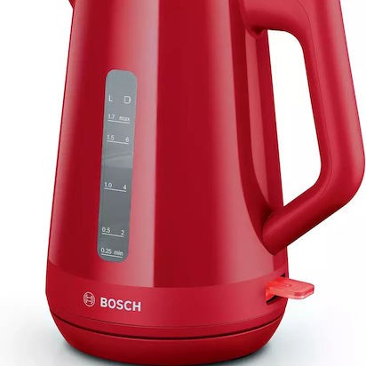 Bosch MyMoment Βραστήρας 1.7lt 2400W Κόκκινος