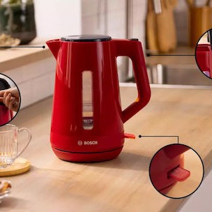Bosch MyMoment Βραστήρας 1.7lt 2400W Κόκκινος
