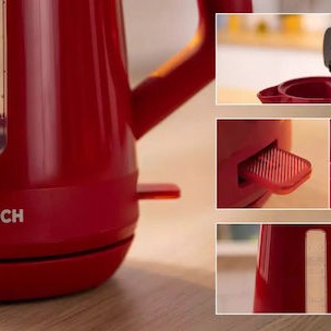 Bosch MyMoment Βραστήρας 1.7lt 2400W Κόκκινος