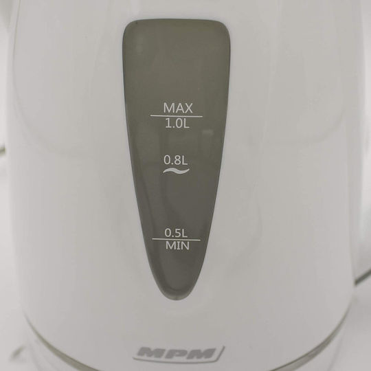 MPM Βραστήρας 1lt 1200W Λευκός