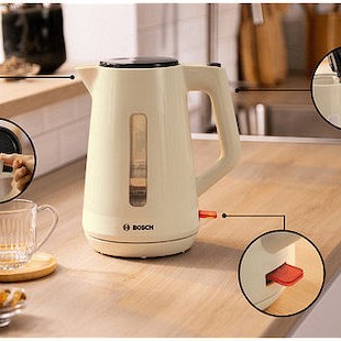 Bosch MyMoment Βραστήρας 1.7lt 2400W Μπεζ