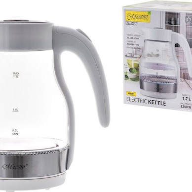 Maestro MR061 Βραστήρας 1.7lt 2000W Λευκός