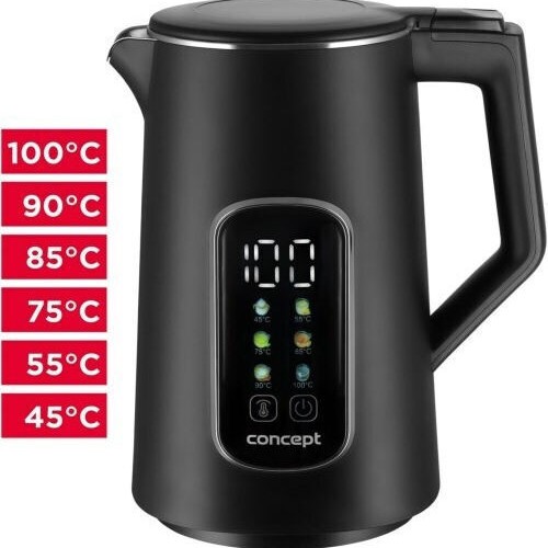 Concept Βραστήρας 1.7lt 2200W Μαύρος