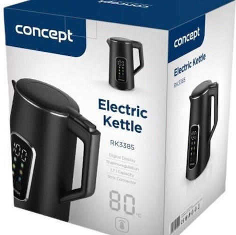 Concept Βραστήρας 1.7lt 2200W Μαύρος