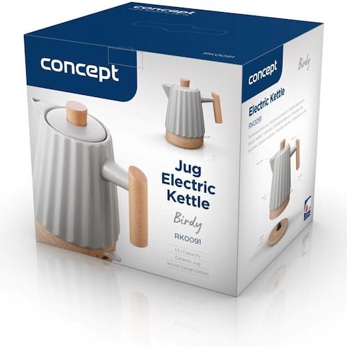 Concept Βραστήρας 1.5lt 1500W Γκρι