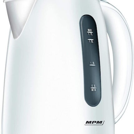 MPM Βραστήρας 1.7lt 2200W Λευκός