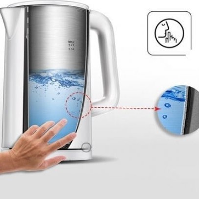 MPM Βραστήρας 1.7lt 2200W Λευκός