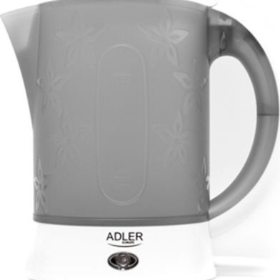 Adler Βραστήρας Ταξιδίου 600ml 600W Γκρι