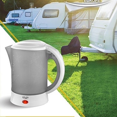 Adler Βραστήρας Ταξιδίου 600ml 600W Γκρι