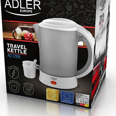 Adler Βραστήρας Ταξιδίου 600ml 600W Γκρι
