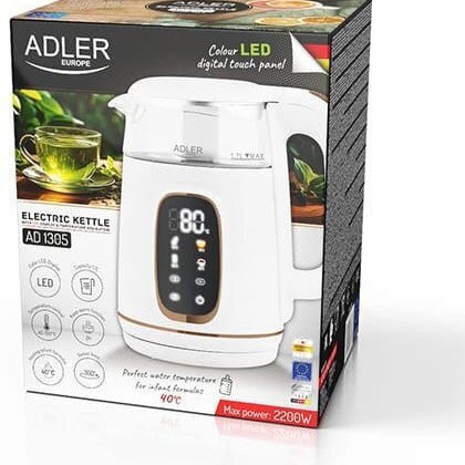 Adler Βραστήρας 1.7lt 1850W Λευκός