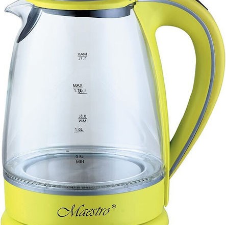 Maestro Mr-064 Electric Βραστήρας 1.7lt 2000W Πράσινος