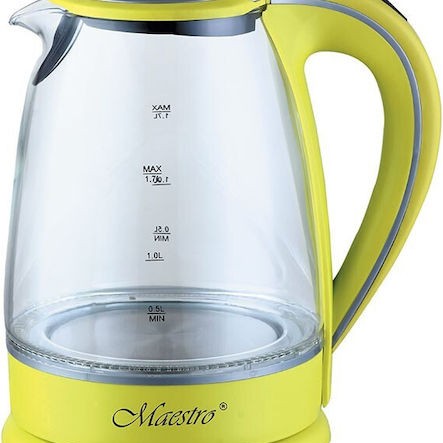 Maestro Mr-064 Electric Βραστήρας 1.7lt 2000W Πράσινος