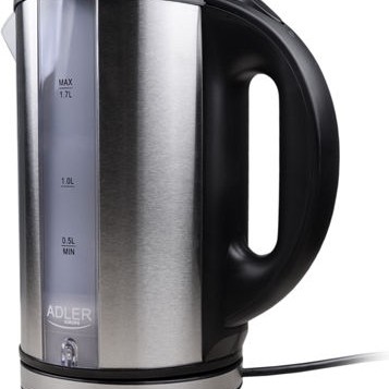 Adler Βραστήρας 1.7lt 2000W Ασημί