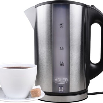 Adler Βραστήρας 1.7lt 2000W Ασημί