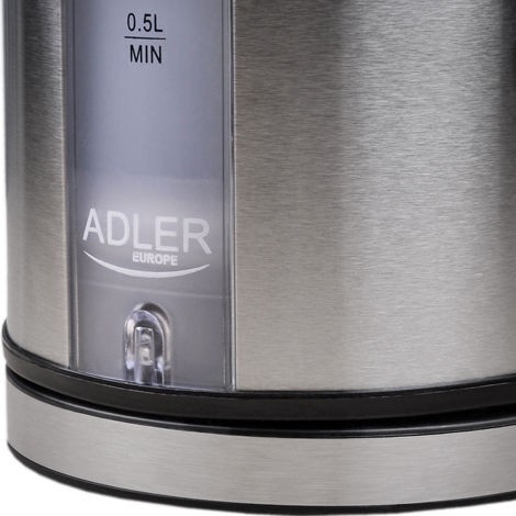 Adler Βραστήρας 1.7lt 2000W Ασημί