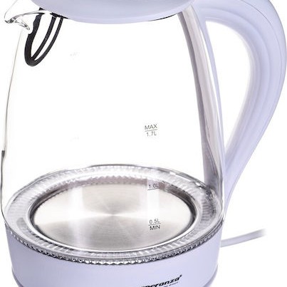 Esperanza Salto Angel Βραστήρας 1.7lt 2200W Λευκός