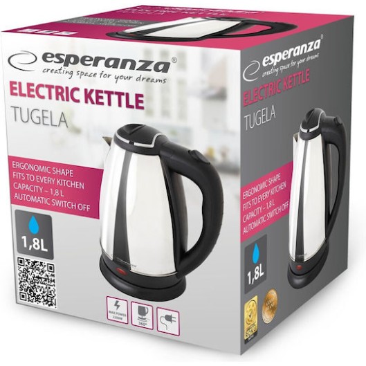 Esperanza Βραστήρας 1.8lt 2200W Γκρι