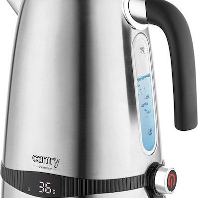 Camry CR-1291 Βραστήρας 1.7lt 2200W Ασημί